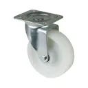 LB500.B10.126 125mm swivel top plate 105x85mm castor with nylon roller bearing wheel 300kg