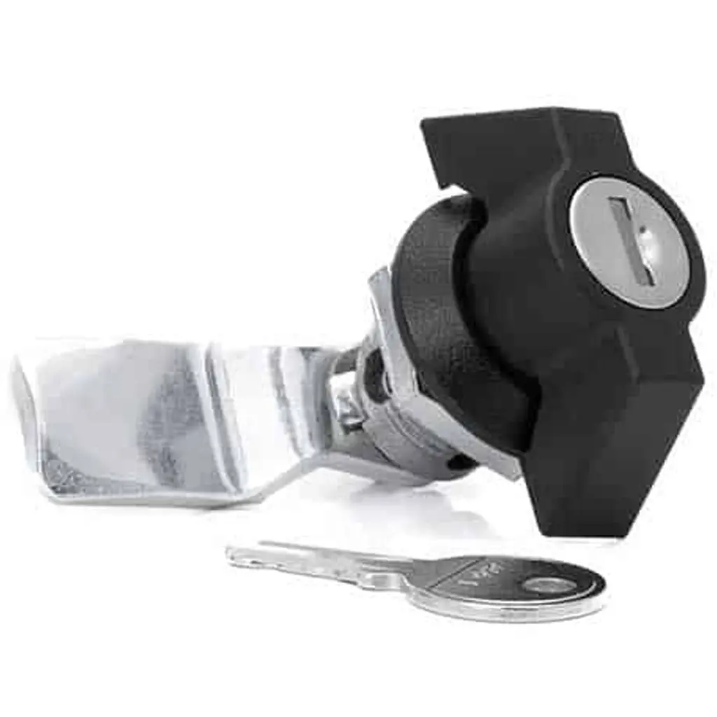 Quarter-Turn Cam Lock with Wing Knob - with key & lock