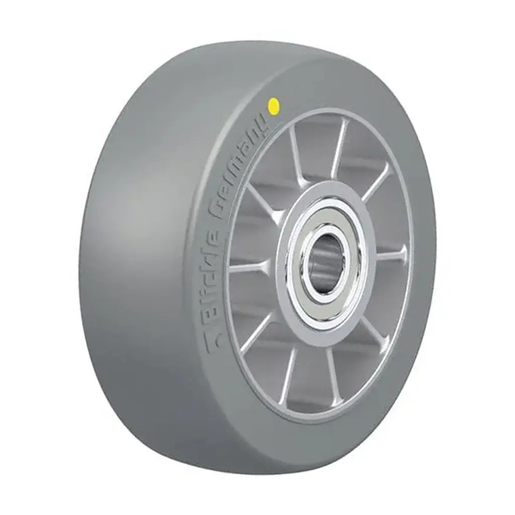 ALTH 152/20K-AS Wheel series 150mm antistatic grey Extrathane­® polyurethane on aluminium centre 20mm bore hub length 60mm ball bearings 900kg