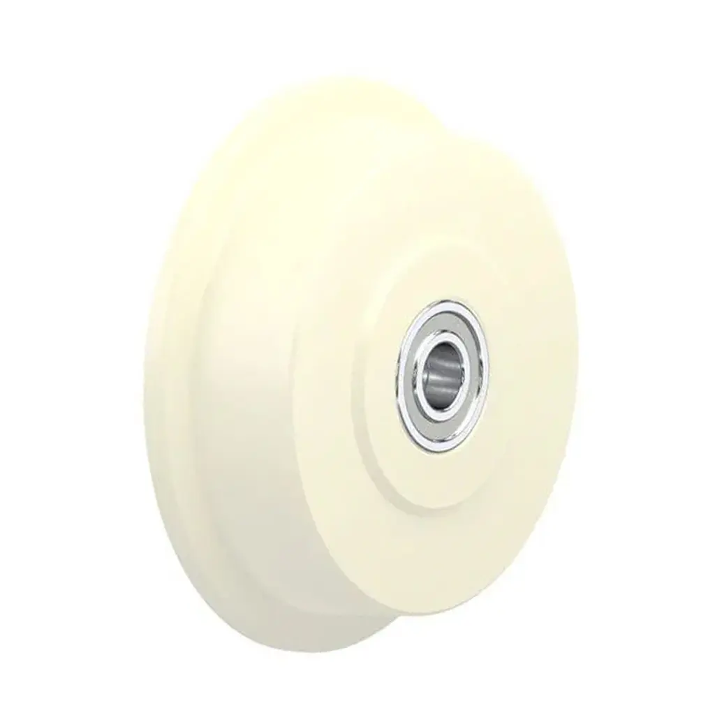 SPKGSPO 150K Wheel series 150mm flanged cast nylon 20mm bore hub length 52mm ball bearings 900kg