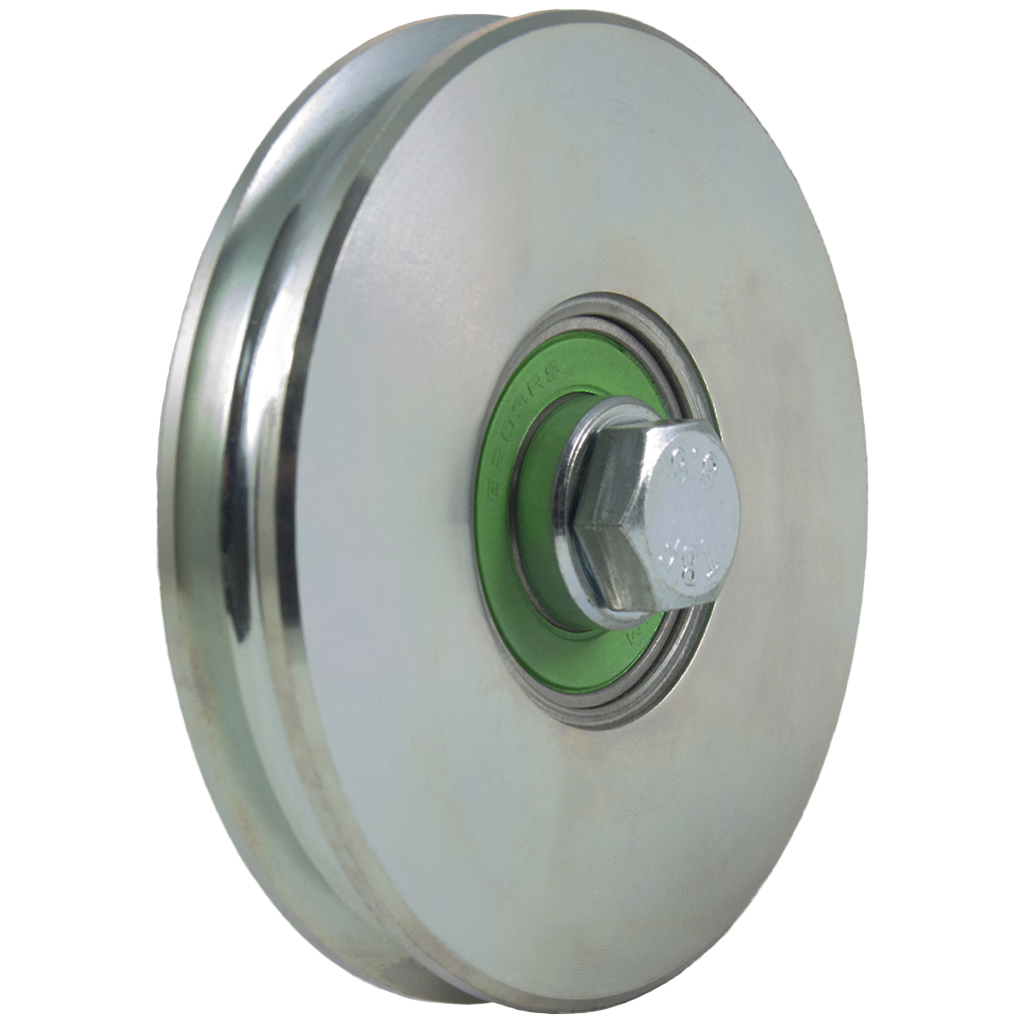 100mm Round groove wheel with 8mm groove for cable