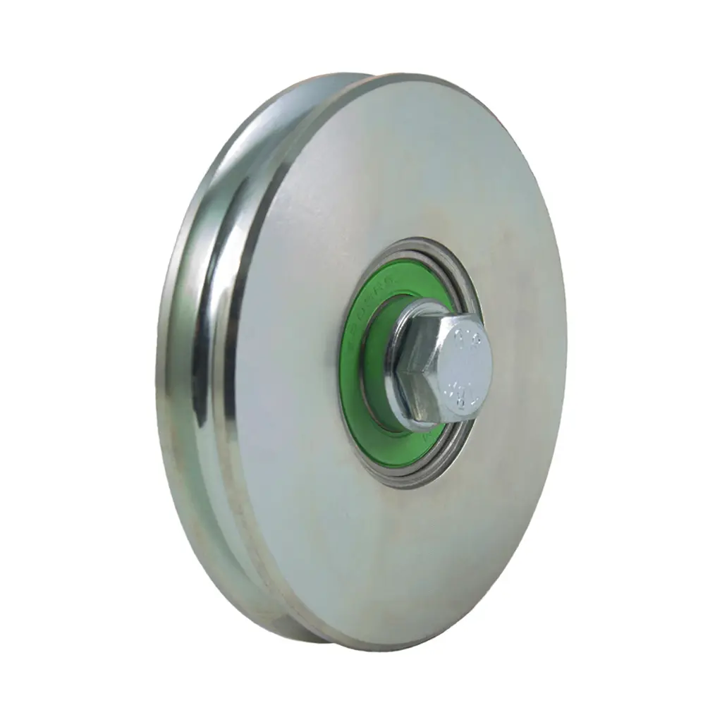 100mm Round groove wheel with 8mm groove for cable