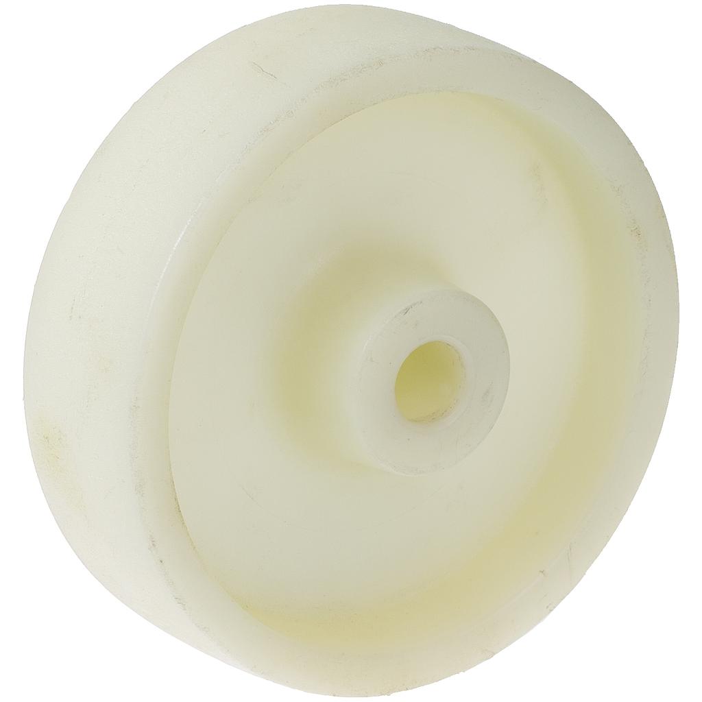 Wheel series 100mm heat resistant fiberglass filled nylon (-80°C - +150°C)12mm bore hub length 40mm plain bearing 300kg