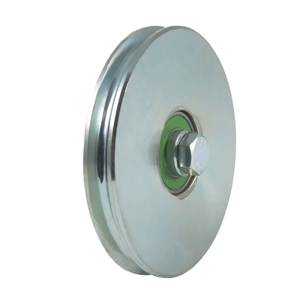 120mm Round groove wheel with 8mm groove for cable