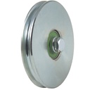120mm Round groove wheel with 8mm groove for cable
