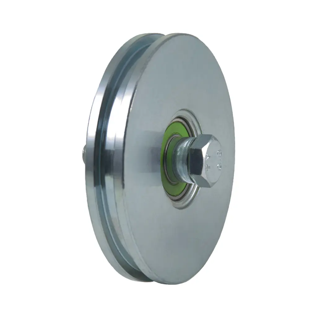 120mm Square groove wheel with 1 ball bearing