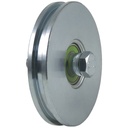 120mm Square groove wheel with 1 ball bearing