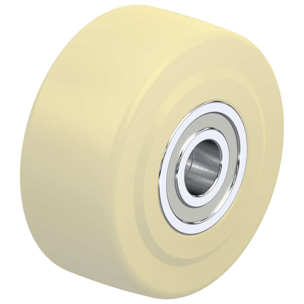 GSPO 125/25K 125mm cast nylon wheel 25mm bore hub length 60mm ball bearing 2000kg.