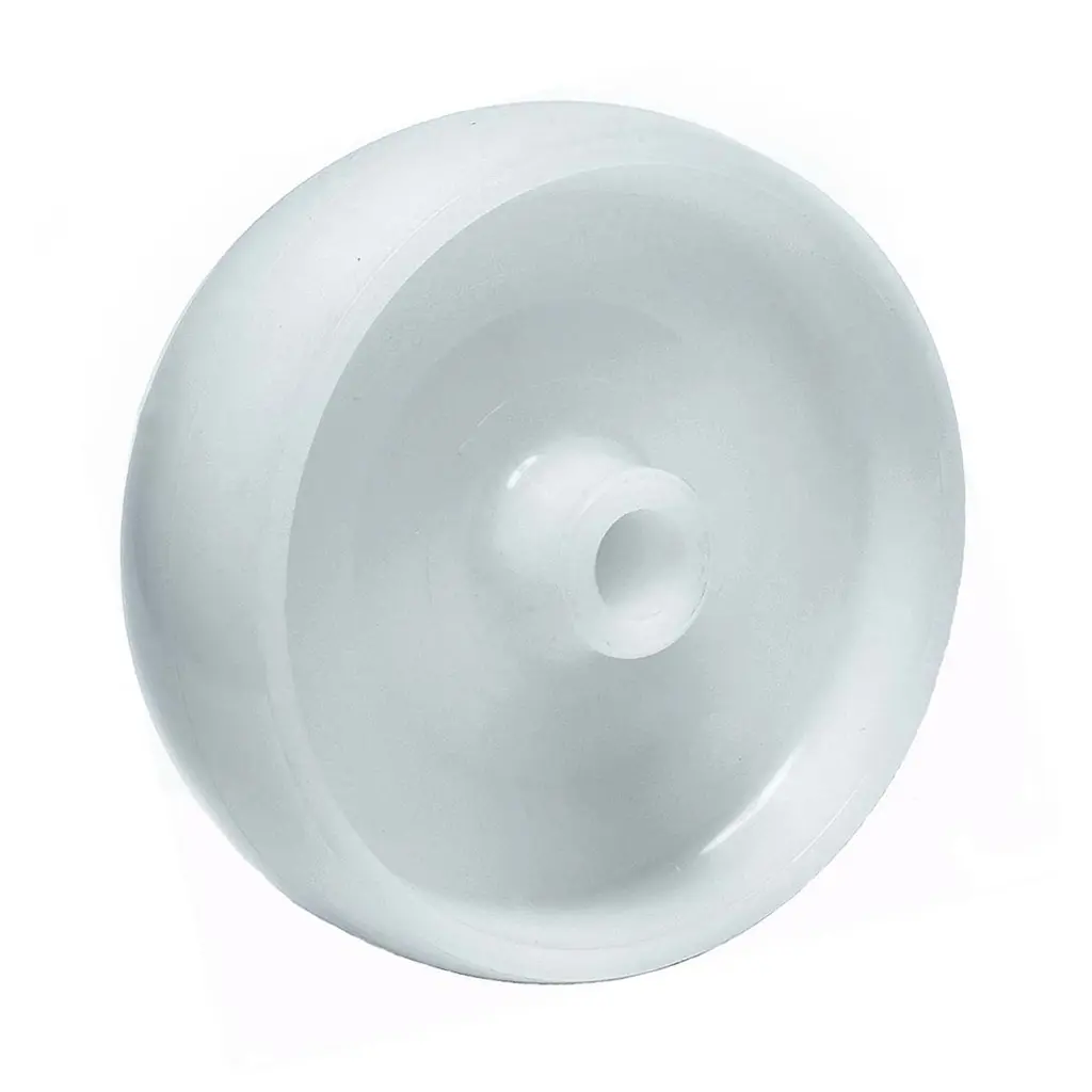 Wheel series 125mm nylon 15mm bore hub length 47mm plain bearing 350kg