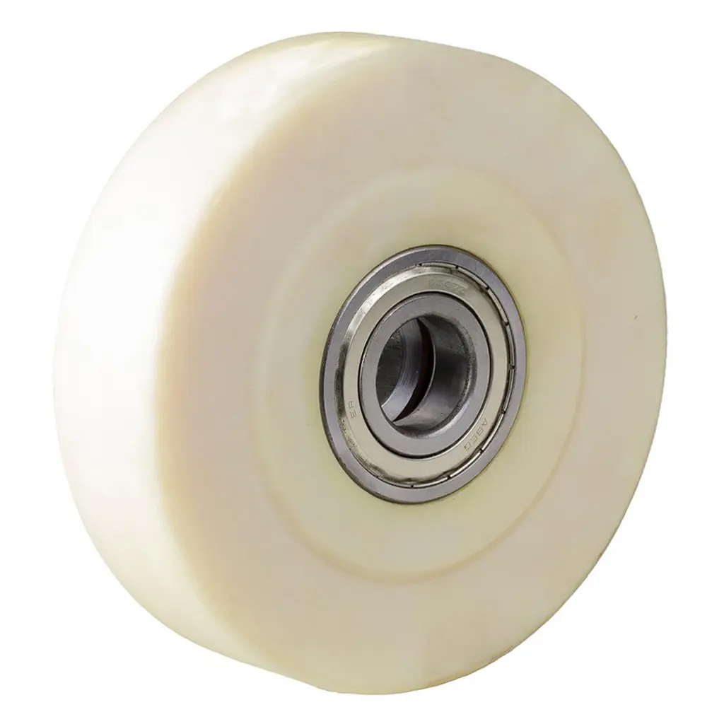 GSPO 200/35K Wheel series 200mm cast nylon 35mm bore hub length 60mm ball bearing 3000kg