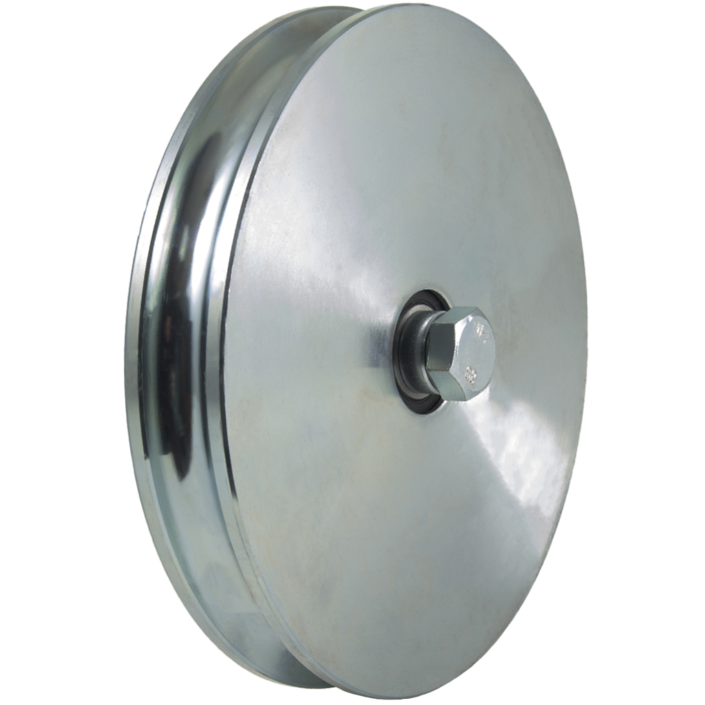 200mm Round groove wheel 20.5mm groove 2 ball bearing