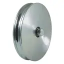 200mm Round groove wheel 20.5mm groove 2 ball bearing