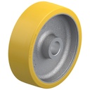GTHN 304/50H7 300x100mm Extrathane polyurethane on cast iron centre bore 50mm H7 hub length 100mm plain bearing with keyway 14x3.8mm 2700kg