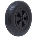 4.80/4.00x8 Puncture proof wheel plastic rim 25.4x75mm plain bearing 200kg