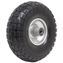 4.10/3.50-4 steel puncture proof wheel 16mm ball bearing 54mm offset hub 150kg