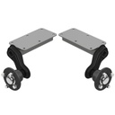 500kg Suspension Units, fitted with 4x100 hubs (pair)