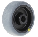 TPA 50/8G-ELS 50mm electrically conductive grey thermoplastic rubber on polypropylene centre 8mm bore hub length 22mm plain bearing 30kg