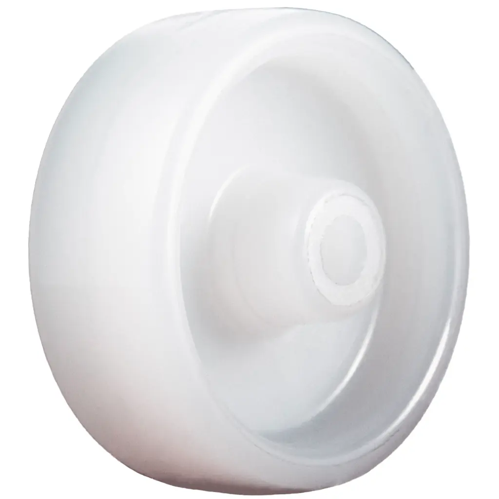 Wheel series 50mm nylon 6.5mm bore hub length 25mm plain bearing 50kg