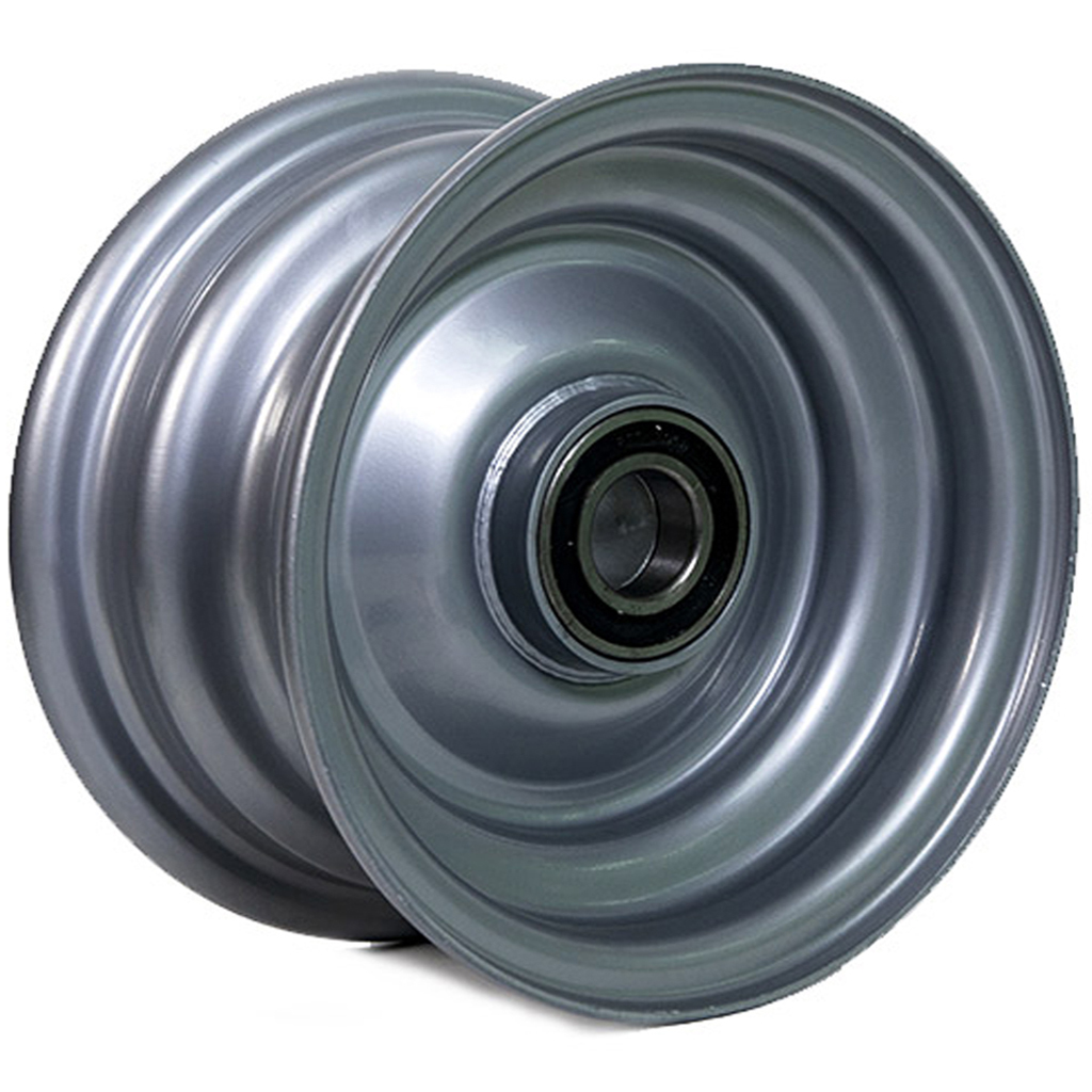 5.375x8 Wheel rim 25x89mm ball bearing silver