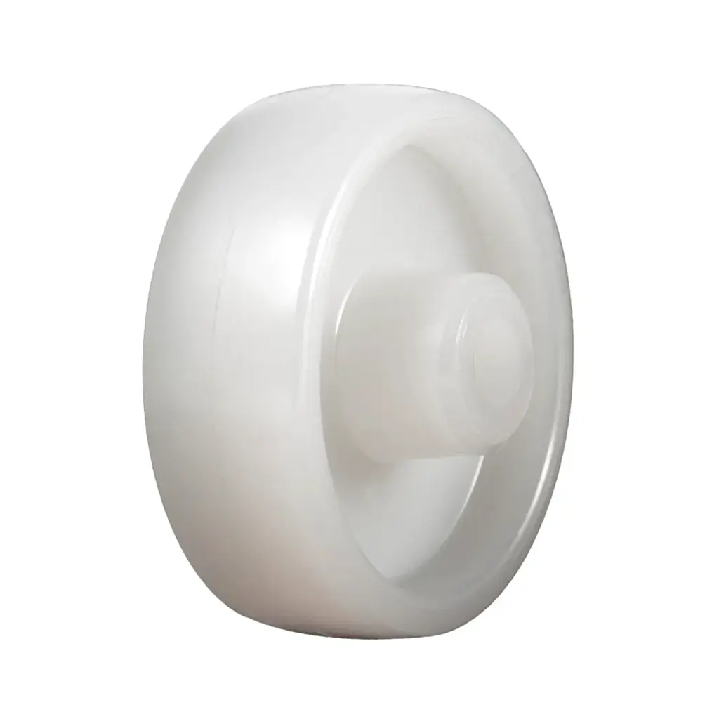 Wheel series 75mm nylon 12mm bore hub length 40mm plain bearing 170kg