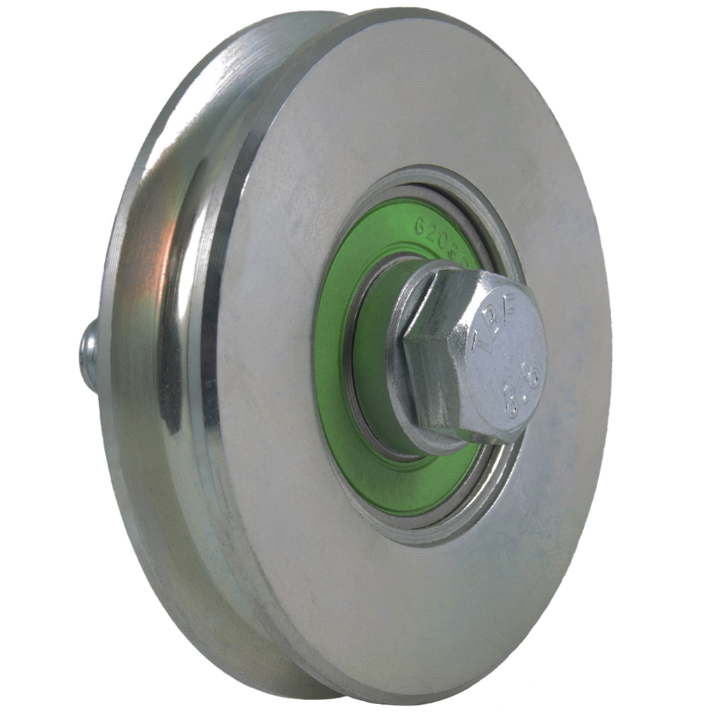 80mm Round groove wheel with 8mm groove for cable