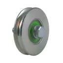 80mm Round groove wheel with 8mm groove for cable