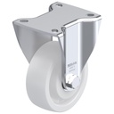 LH series 100mm fixed top plate 100x85mm castor with nylon ball bearing wheel 500kg