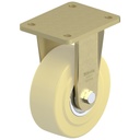 BS-GSPO 150K-35 150x55mm fixed top plate 175x140mm castor with cast nylon ball bearing wheel 2500kg.