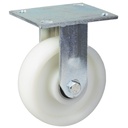 500 series 150mm fixed top plate 140x110mm castor with nylon ball bearing wheel 500kg
