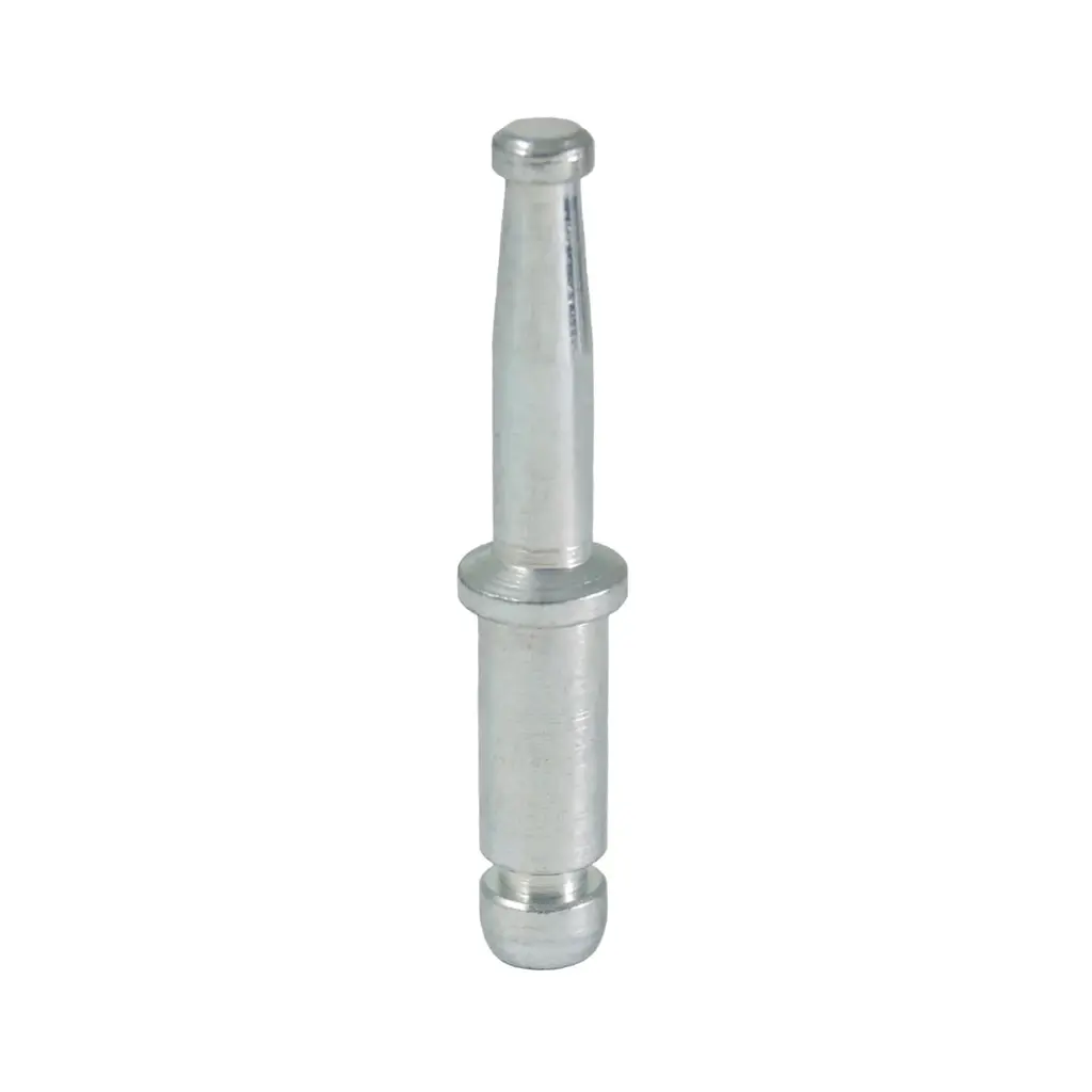 Gripneck stem fitting for twin wheel castor