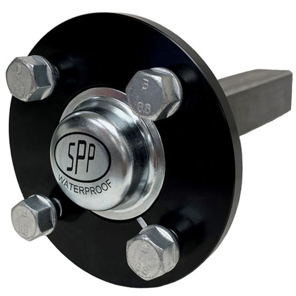 Hub & Stub axle 4/100 M12stud 40x40 High speed (waterproof)