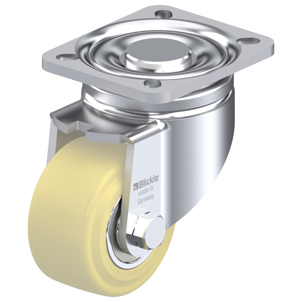 LH-GSPO 80K 80mm swivel top plate 100x85mm castor with cast nylon ball bearing wheel 700kg.