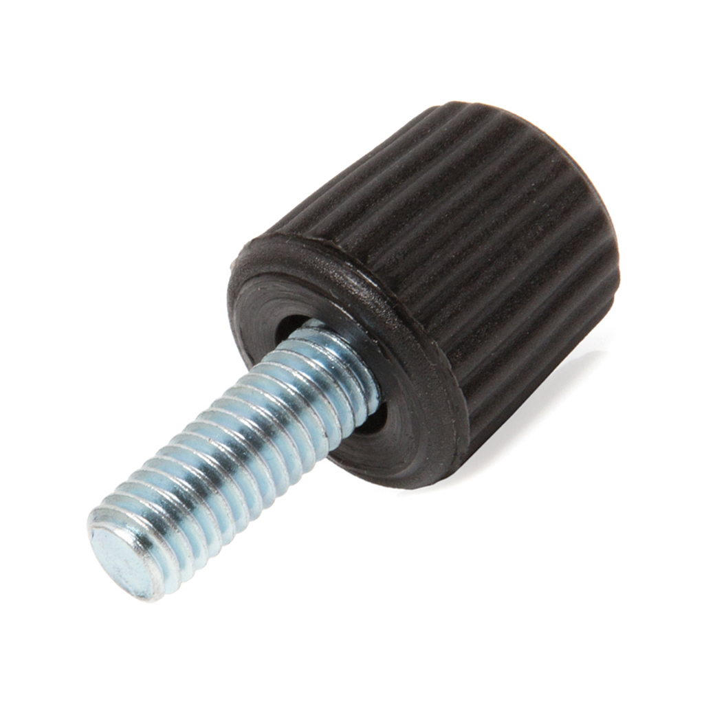M6x15 thermoplastic thumbscrew knob (zinc thread)