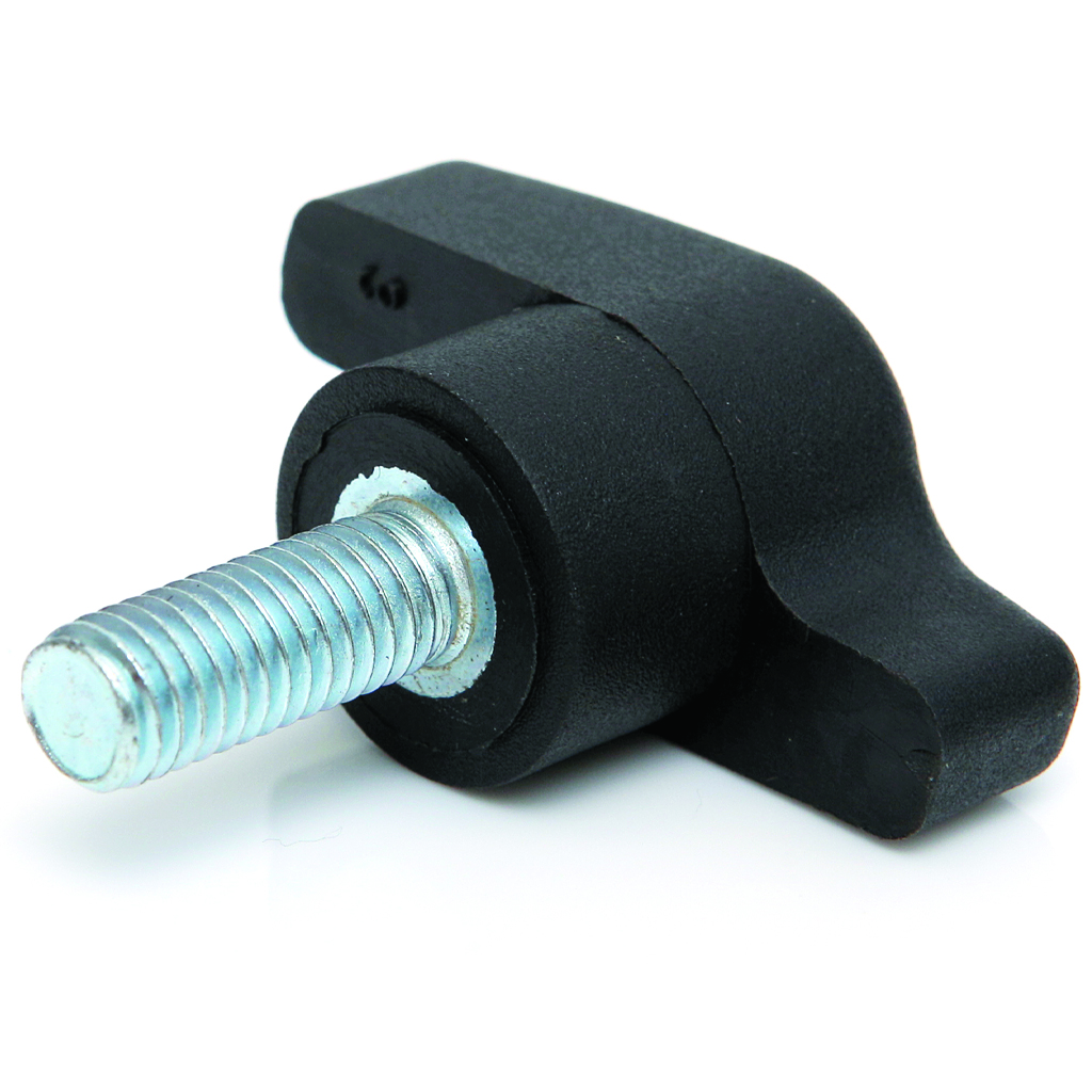 M6x30 thermoplastic wing knob (Zinc thread)