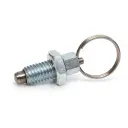 M8 Spring loaded ring pull plunger (5mm plunger diameter)