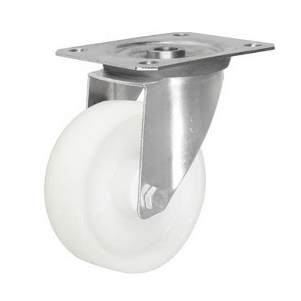 S/S 160 NYLON SWIVEL CASTOR 300 Kg.