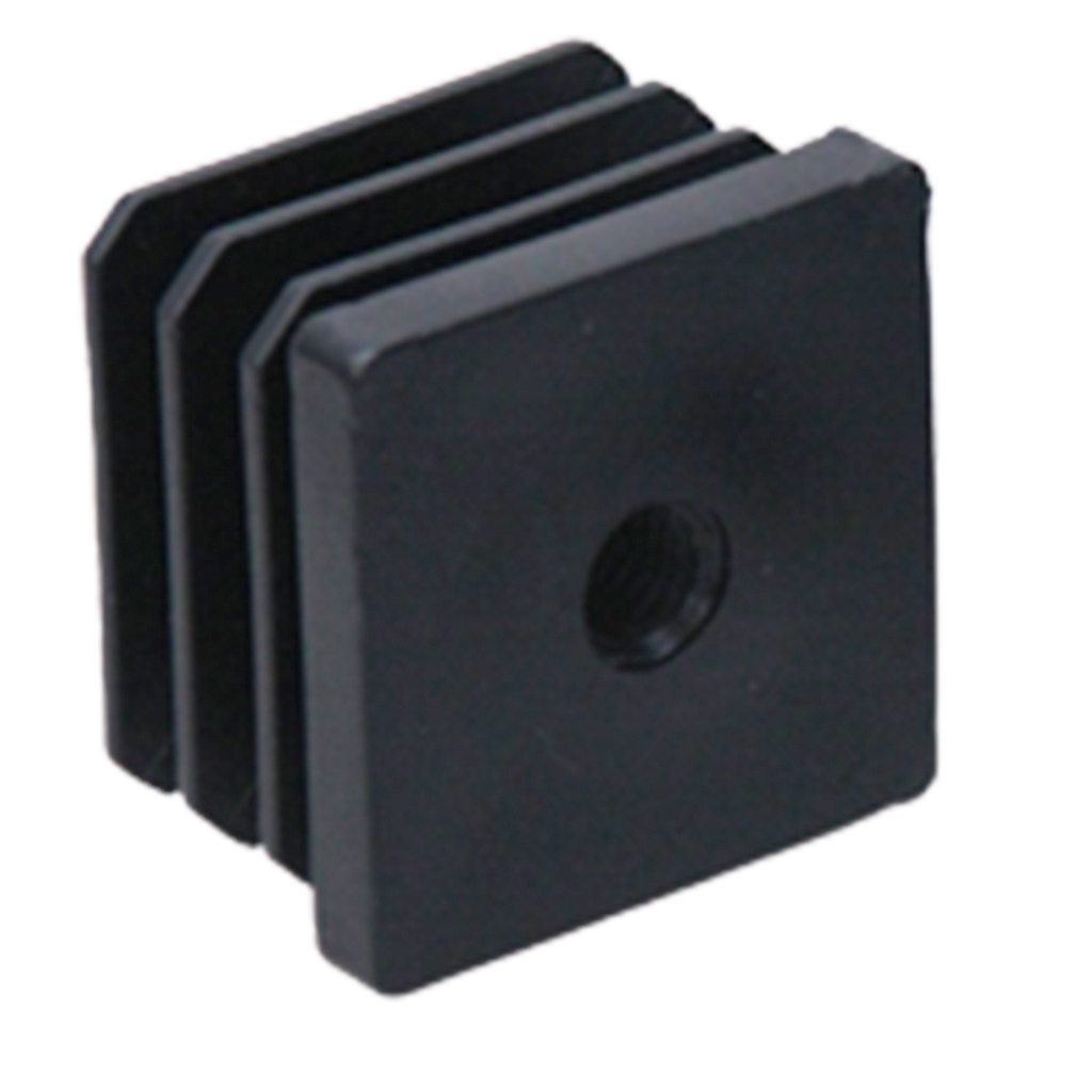 Plastic square threaded insert 25x25 M8 (1.25/1.5mm)