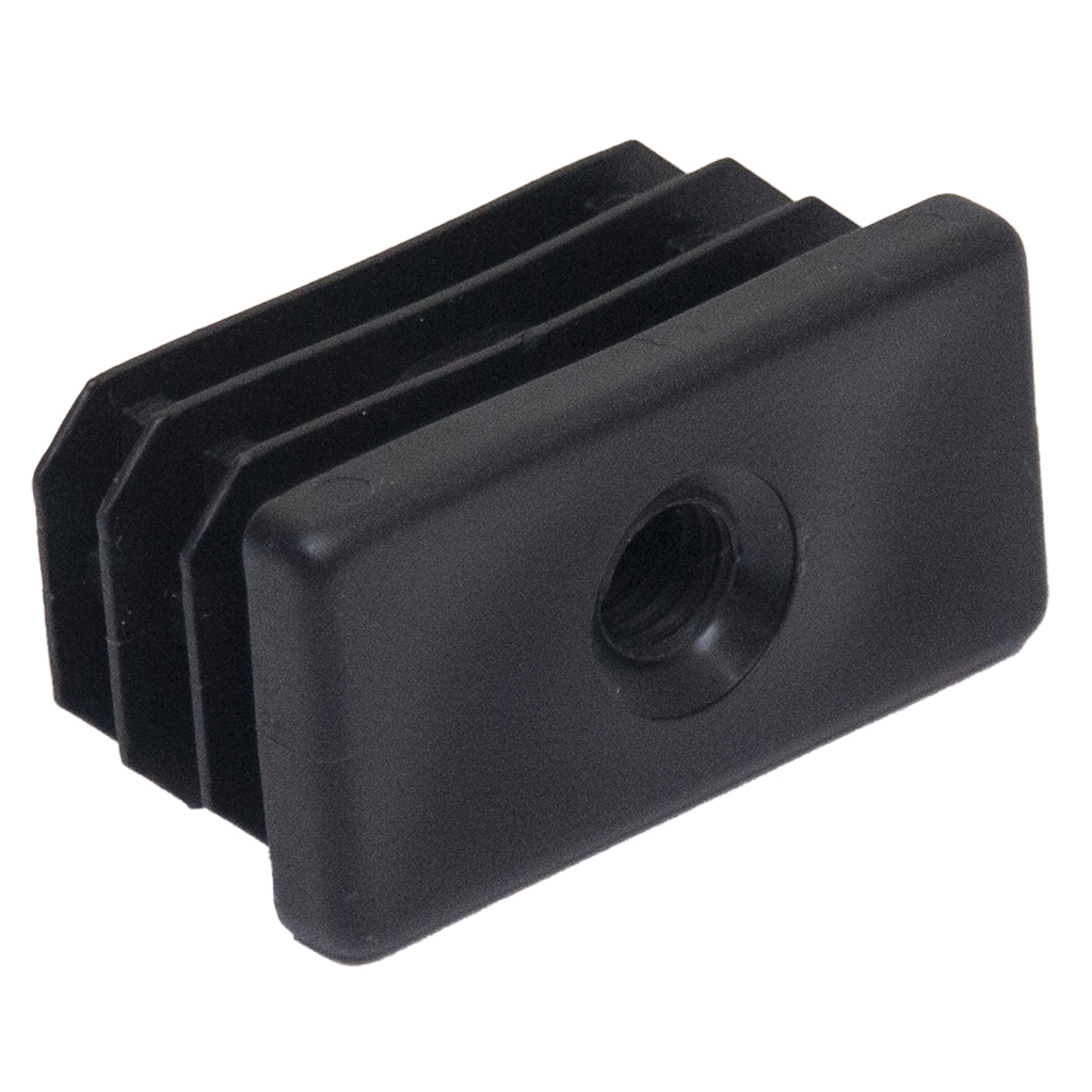 Plastic Rectangular Threaded Insert 50x25mm M10 (1.5mm)