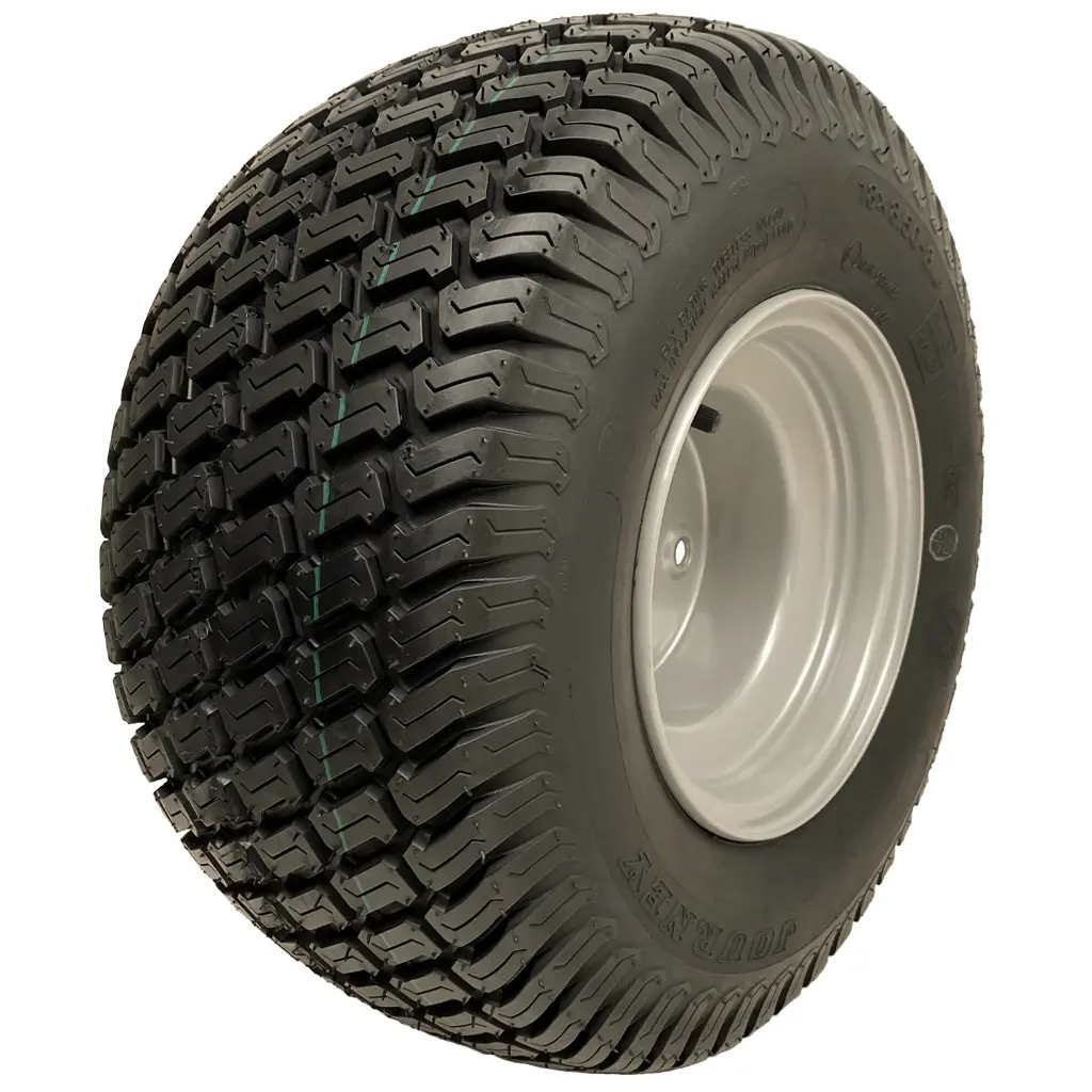 18x8.50-8 4ply Journey P332 grass tyre on silver golf buggy rim