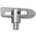 1/2" Weld-on Antiluce fastener 