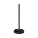 M20x230 Stainless steel levelling foot 100mm plastic base 1500kg AISI 304/A2