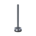 M12x150 Stainless levelling foot 50mm stainless base with anti-vibration rubber pad 400kg AISI 304/A2