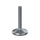 M24x150 Stainless levelling foot 105mm stainless base with anti-vibration rubber pad 2200kg AISI 304/A2