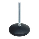 M10x90 Zinc plated tilting levelling foot with 100mm plastic base 470kg