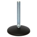 M20x150 Zinc plated levelling foot 100mm plastic base 900kg 