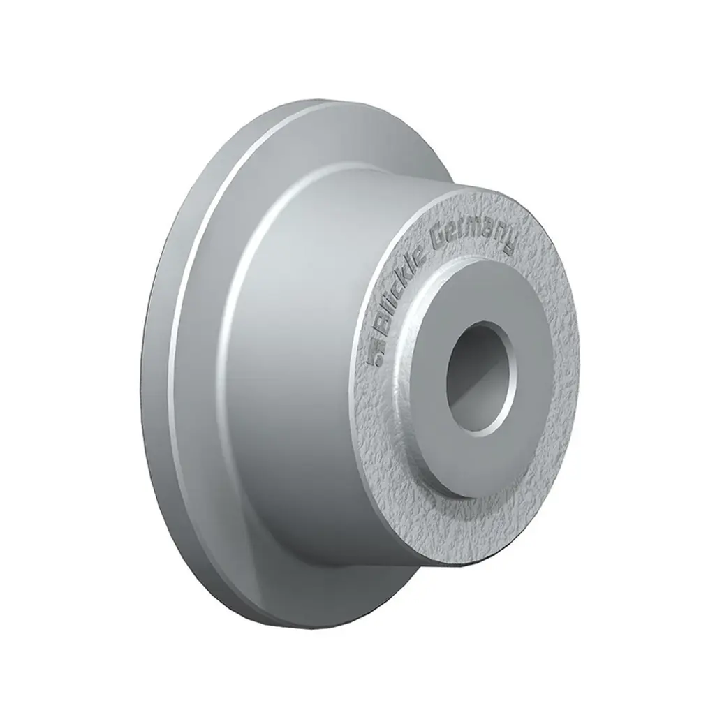 SPK 75G Wheel series 75mm flanged cast iron 20mm bore hub length 47mm plain bearing 700kg