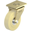 LS-GSPO 300K 300x80mm swivel top plate 255x200mm castor with cast nylon ball bearing wheel 6000kg.