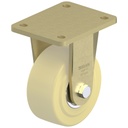 BS-GSPO 125K 125mm fixed top plate 140x110mm castor with cast nylon ball bearing wheel 1750kg.