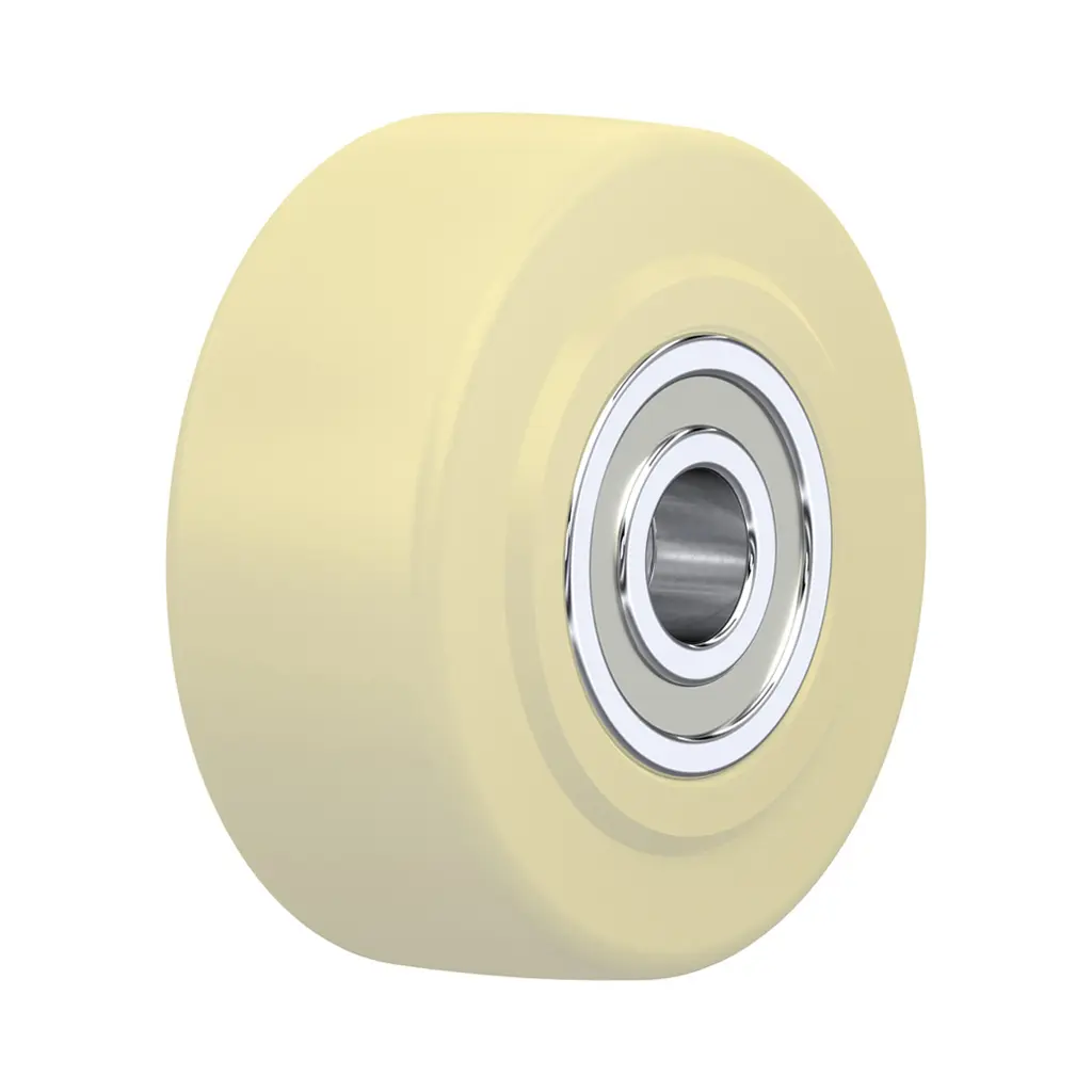 GSPO 100/20K Wheel series 100mm cast nylon 20mm bore hub length 45mm ball bearing 1250kg