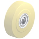 Wheel series 400mm cast nylon 80mm bore hub length 120mm ball bearing 12000kg